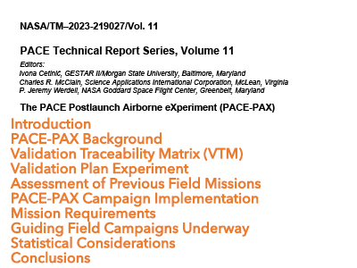 The PACE Postlaunch Airborne eXperiment (PACE-PAX)