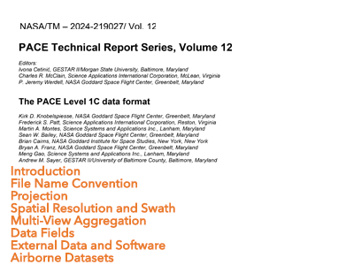 The PACE Level 1C Data Format