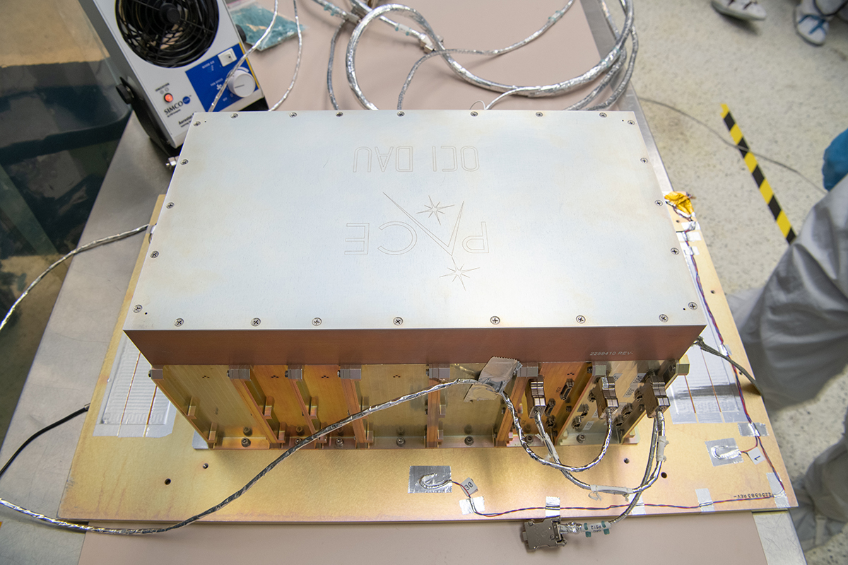 Mechanical installation of the DAU electronics box to the mock-up ETU radiator