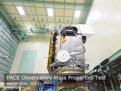 Flight Observatory Mass Properties Test video. Credit: NASA
