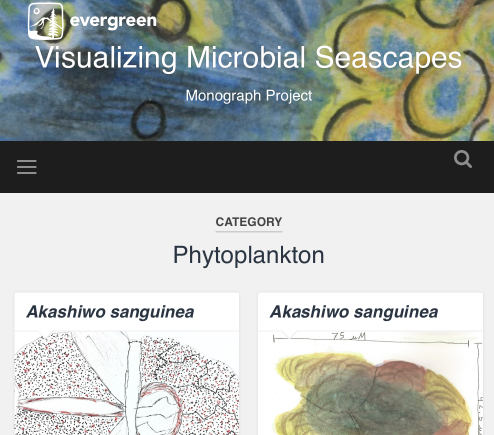 Visualizing microbial seascapes website