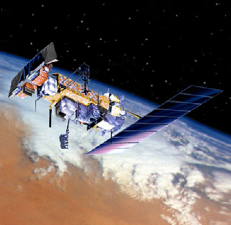 An example polar-orbiting satellite with AVHRR.