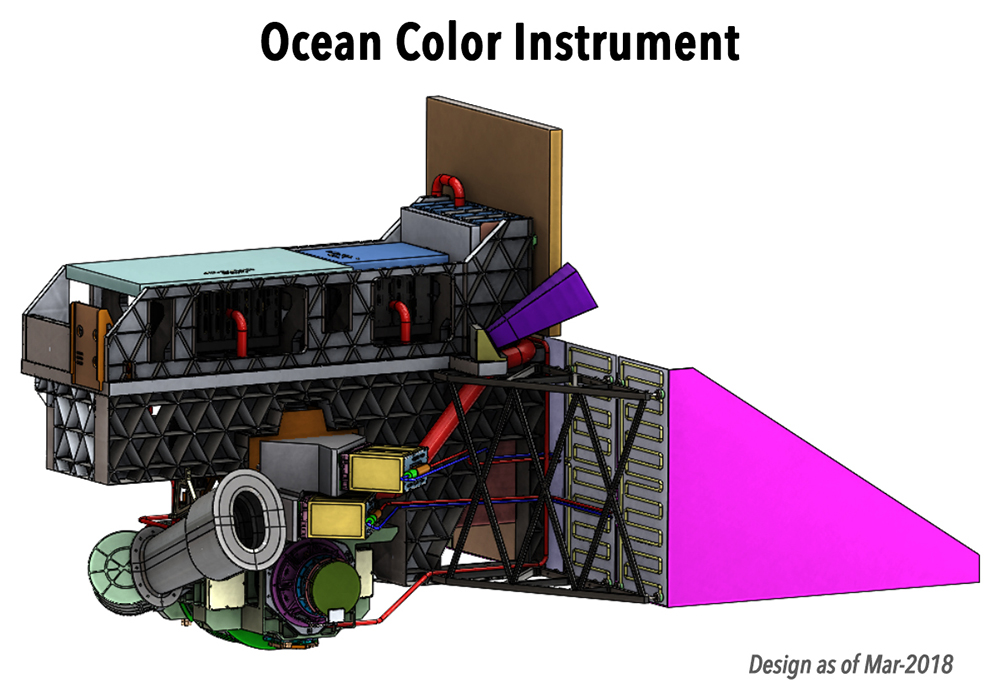 The Ocean Color Instrument (OCI) is a highly advanced optical spectrometer and the primary sensor on PACE.