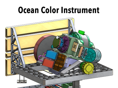 An illustration of the Ocean Color Instrument (OCI). Credit: NASA PACE