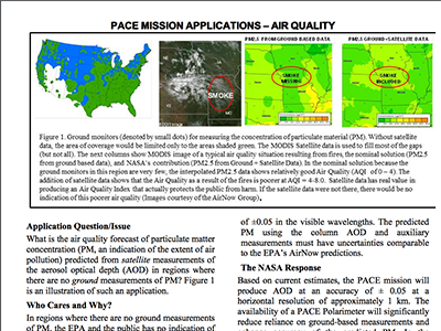 PACE Applications White Paper: Air Quality