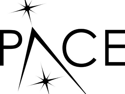 Logo for the PACE mission, which will study Earth's ocean ecosystems and their relationship to airborne particles and clouds. Credit: NASA