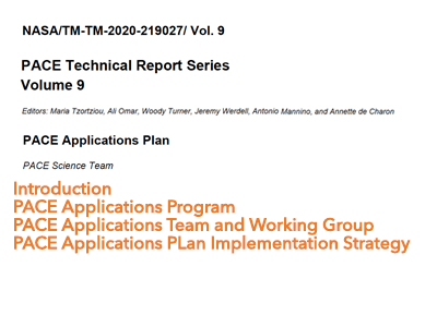 PACE Applications Plan