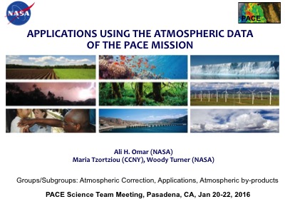 Applications Using PACE Atmospheric Data